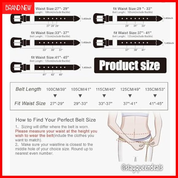 Extended Western Belt with Skull Buckle Rhinestone Embellished Unisex main image 4